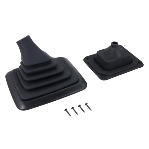 Manual Transmission Shifter Boot, Gear Shift Lever Rubber Knob Boot Compatible with 1990-1997 Ford F-150 F-250 F-350 Bronco Replaces # F5TZ7277BA F5TZ-7277-BA