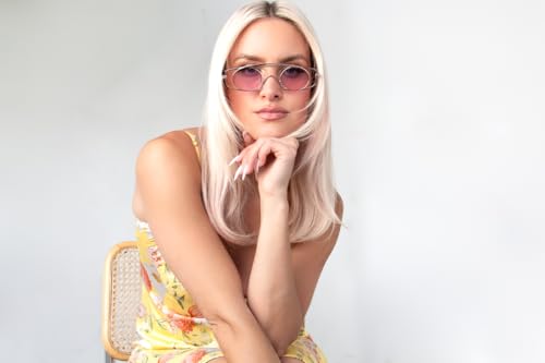 A.J. Morgan Eclectic Metal Cut-Out Sunglasses Round3