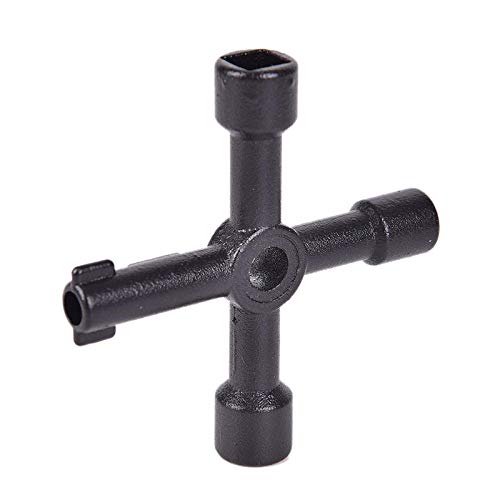 Preisvergleich Produktbild Heizkörper Entlüftungsschlüssel Schaltschrankschlüssel Vierkantschlüssel Dreikantschlüssel Heizungsschlüssel Wasserhahn Heizung Steckschlüssel Universeller Kreuzschlüssel