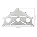 TUWEEN Engine Safe Stand Adapter Plate Compatible with Chevy Small/Big Block LS LT Engines Heavy Duty Support (Silver)