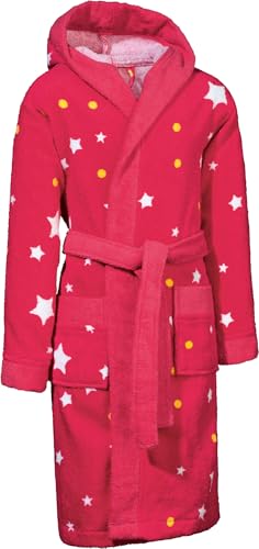Erwin Müller Kinder-Bademantel mit Kapuze Frottier Koralle Größe 122/128...