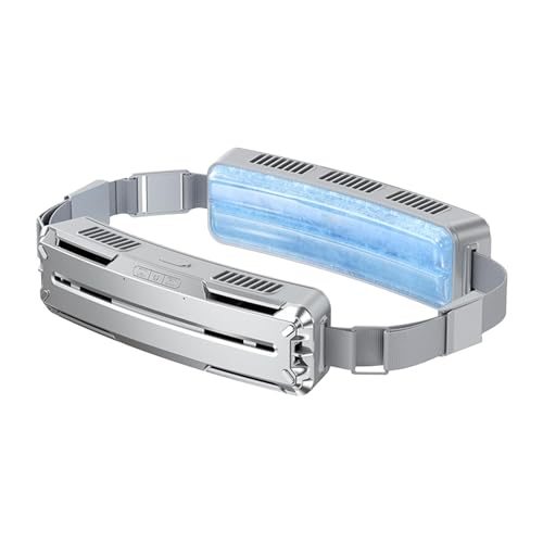 Ventilador de tamaño USB, ventilador de tamaño recargable - Ventilador portátil con cinturón ajustable | Potente ventilador de cinturón de flujo de aire, ventilador recargable de 3 velocidades