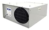 iLIVING ILG8AF8000 3-Speed Air Filtration System Fan with Remote, Hanging or on Wheels Filter for Garage Air Cleaner, Shop Dust Collector, and Woodworking Station, 1025 CFM