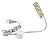 Bonlux LED Sewing Machine Light Working Gooseneck Lamp 30 LEDs, with Magnetic Mounting Base for Home