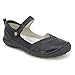 JBU Women's Raven Fashion Comfort Casual Classic Mary Jane Flat, Black, 8.5