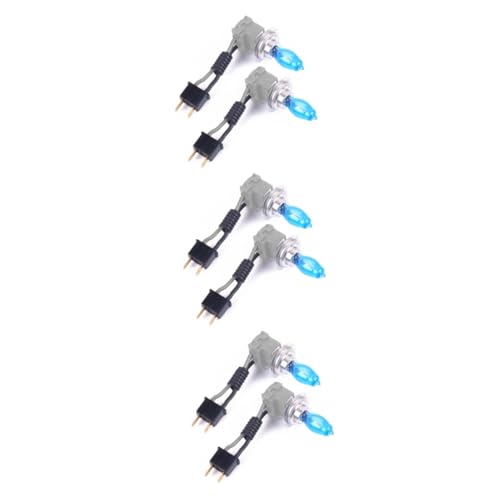 PartyKindom 3 Uds Par Lámpara De Xenón Del Coche Auto Faro Del Coche Bombilla Automotriz Lámpara De Xenón Blanca Bombillas De Luz Para Automóviles Luces De Xenón Faro Lámpara De Xenón