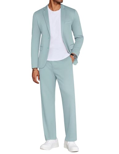 COOFANDY Men's 2 Piece Slim Fit Suit Set