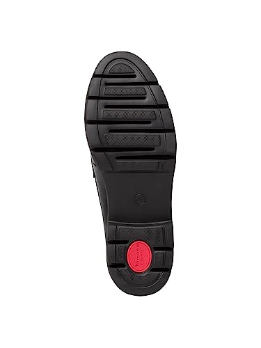 Image of Tamaris Women's Loafer, Black Nappa, 6 Wide