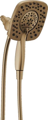 Delta 4-Setting In2ition 2-in-1 Dual Shower Head with HandHeld Spray ...