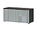 Produktbild Germania Schuhbank 3419-587 GW-Genova, in Graphit/Silbergrau, mit Glasfront, 97 x 47 x 40 cm (BxHxT)
