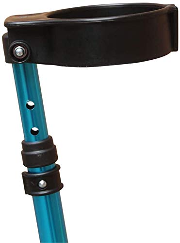 Canes Unterarmkrücken (1 Paar), leichte Armmanschettenkrücke, verstellbar, ergonomischer, bequemer Handgelenkgriff, für Männer/Frauen mit Komfortgriff