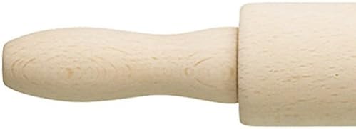 KitchenCraft KCMINIPIN Revolving Rolling Pin, Small, Beechwood, 23 cm, Beige