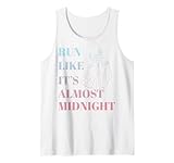 Disney Cinderella Run Like It's Almost Midnight Text Tank Top