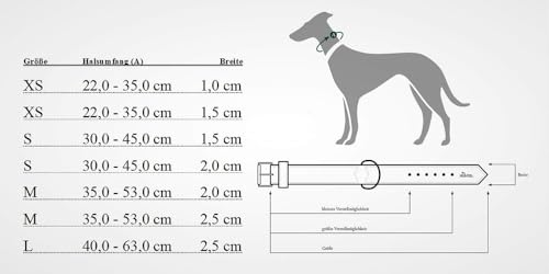 HUNTER VARIO BASIC Hundehalsung, Hundehalsband, robust, geschmeidig, Klickverschluss, M/1,5, braun
