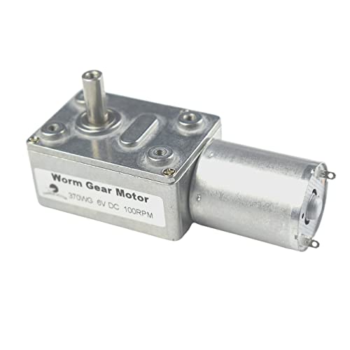 CHANCS 370WG Worm Geared Drive Motor 6V DC 100RPM for Range Hood Nesting Machine Smart Equipment