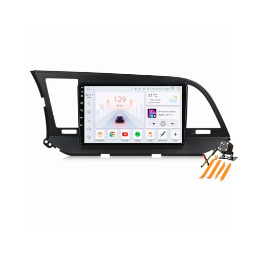 Autoradio 2 Din Android 13 pour Elantra 2016-2019 écran 9 pouces