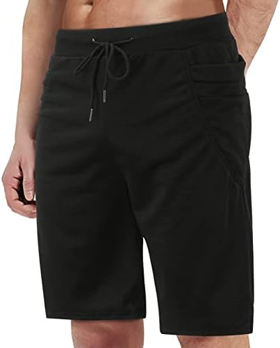 ELLEES Men's Shorts Quick Dry Drawstring Pockets Shorts Athletic Running Shorts Jogging Sports Pants Fashion Golf Shorts
