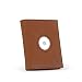 Produktbild DONBOLSO Slim Wallet Rom mit Apple AirTag Fach I Echtleder Geldbeutel mit RFID Schutz I Mini Portemonnaie für Herren und Damen I Leder Geldbörse mit 6 Kartenfächern I Vintage Braun