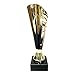 Express Medals Trophy Cup - Bright Gold and Red Star Trophy with Marble Base for Sport Tournaments, Competitions, Recognition or Award, 9 Inches Tall x 3 Inches Wide at The top.