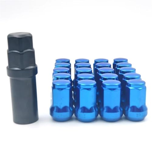 Espárrago de rueda para Mazda M12x1.25 de 32 mm en pack de 20 tuercas de seguridad para buje