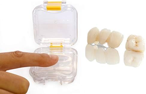 Impresionante sonrisa dental corona y puente caja de almohada con cierre seguro  Caja de dientes de película de membrana transparente - 100 unidades