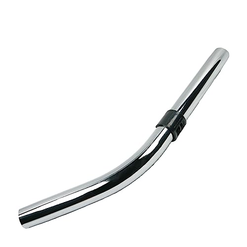 Distri+ - Coude métallique avec réglage d'air pour aspirateur Reliant Un Tube et Un Embout de Flexible côté Canne de diamè