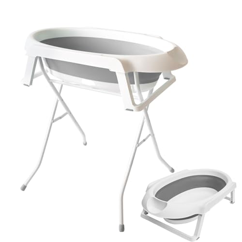 Pet Bath Tub | Folding Dog Washing Tub | Portable Bathing Station, Indoor Outdoor 2 in 1 Shower Washtub Pet Supplies for Cats Puppy