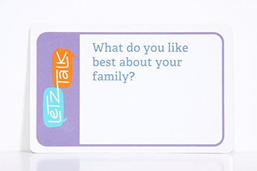 Letz Talk Conversation Cards For Kids With Autism Or Aspergers - Learning & Education Toys, Communication Flash Cards, Family Card Games For Kids And Adults - Easter Basket Stuffer- 60 Cards #TOP4