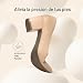 Imagen de DREAM PAIRS Zapatos Tacón Bajo Mujer,Desnudo-PU