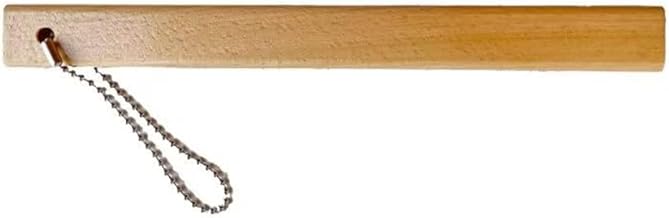 Commercial Grade Heavy-Duty Long Keychain with Large Engraved Tag Aluminum Key Holder for Public Restrooms, Hotels