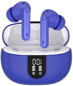 Ai Translation Earbuds Real Time No Subscription,164 Languages Translator Earbuds with 6 Translation Modes, Audio and Video Calls Translator Headphones,Dark Blue