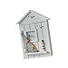 Yetuow Mediterranean- Key Cabinet, Space-Saving, Easy to Assemble, Key Organizer, Key Holder for Office Decoration, Lighthouse Pattern