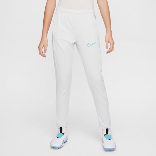 Nike Academy Big Kids' Dri-FIT Soccer Pants (HJ3720-025, Photon Dust/Light Smoke Grey/Photon Dust/Dynamic Turquoise)2