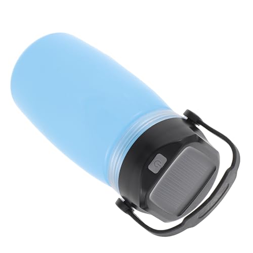 GANAZONO USB Solar Kettle Azul con Función Tetera Camping Recargable para Viajes Hervidor Agua Portátil de Abs y