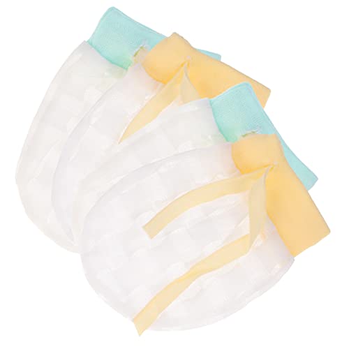 GAROZATION Ice Silk Baby Mittens 2 Pack No Scratch Soft Breathable for Newborn Infants