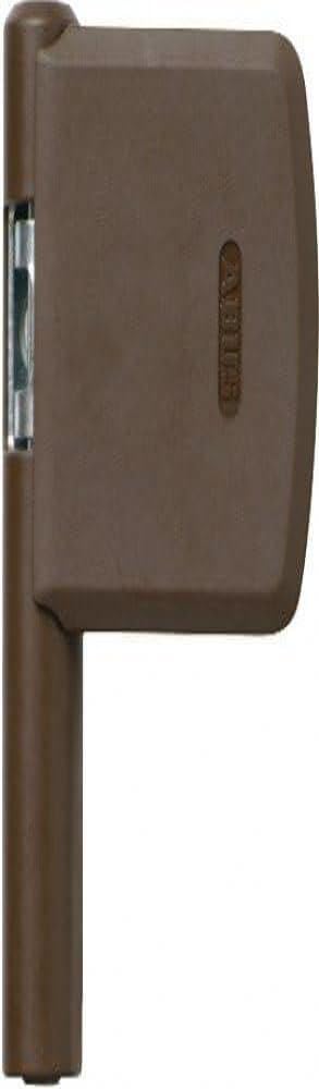 ABUS Seguro Lateral para Bisagras FAS101 - Bisagra de Seguridad Adicional para Ventanas - Nivel de Seguridad ABUS 10 - 24488 - Marrón