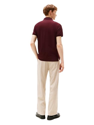 Image of Tommy Hilfiger Men's Short Sleeve Polo Shirts in Regular Fit With Stretch and Organic Pique Cotton