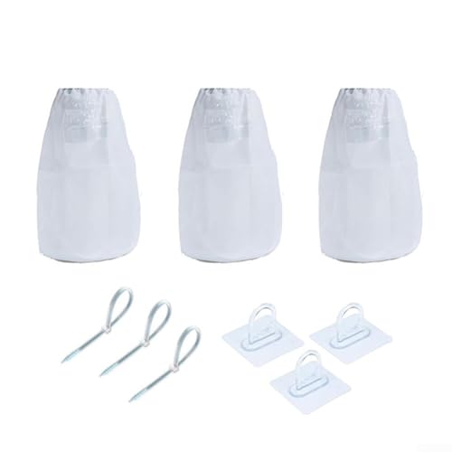 Paquete de 3 bolsas de ventilación para secadora para uso en interiores y exteriores, trampas de pelusa diseñadas para capturar bloqueos de pelusa y ventilación de polvo