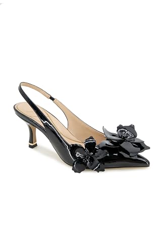 Kenneth Cole New York Women's Davia Pump, Black Patent, 7