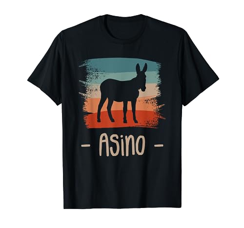 Retro Vintage Asino Asini Maglietta