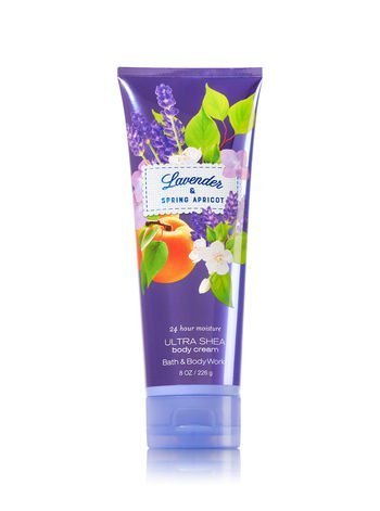 Bath and Body Works Lavender Spring Apricot Body Cream 8 Ounce