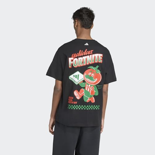 adidas Men's T-Shirt X Fortnite Graphic Loose, Black, XL