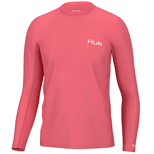 Image of HUK Men's Icon X Long Sleeve Shirt, Performance Fishing Shirt