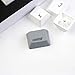 immagine 1Qisan Keycaps 108 Keys PBT Keycaps Set PBT Portachiavi sottotegola per tastiere meccaniche-Grigio Combo Bianco