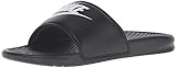 Nike Mens Benassi JDI Lightweight Slides Beach Holiday Sandals Summer - Black/White - 8