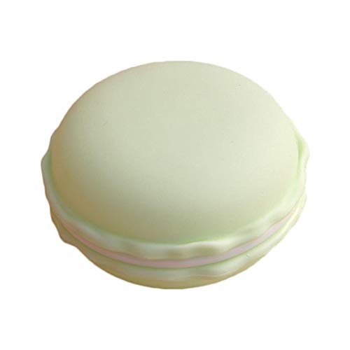 Preisvergleich Produktbild Beeria Schmuckkästchen für Frauen Makronen-Schmuckkästchen aus Kunstharz für kleine Accessoires, grün