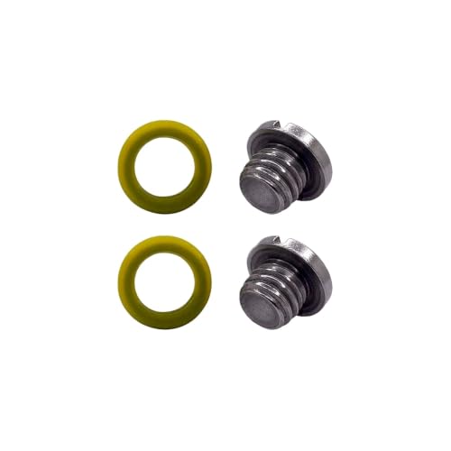 Vis d'embase marine bouchon vidange moteur hors-bord 2 pièces compatible 18-2244