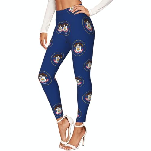 Leggings de compresión de Utah para mujer pantalones deportivos elásticos