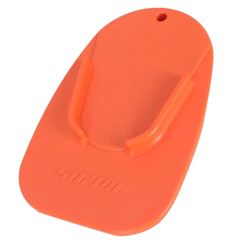 SUNPIE Kickstand Pad Soporte para Pies de Apoyo de Motocicleta - Naranja