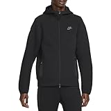 Nike Sportswear Tech Fleece Windrunner Men's Full-Zip Hoodie Size - Large Black/Black